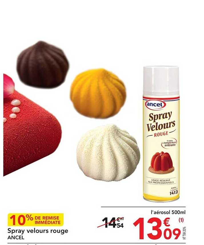 Spray Velours Rouge Ancel