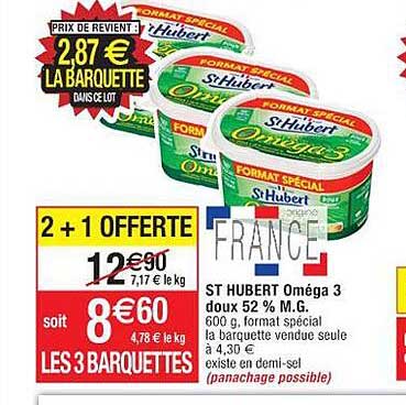 st hubert oméga 3 doux 52% m.g