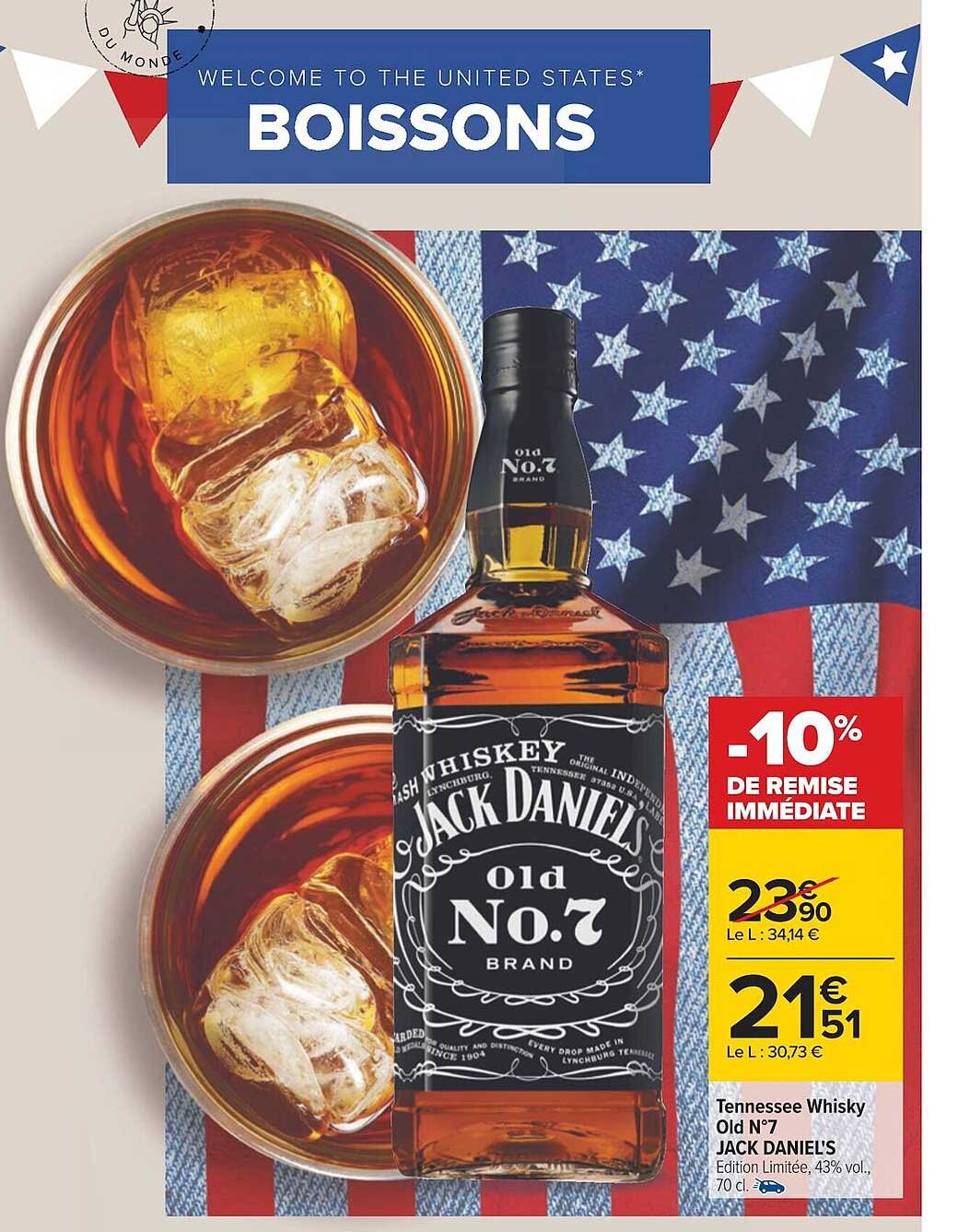 tennessee whisky old n°7 jack daniel's