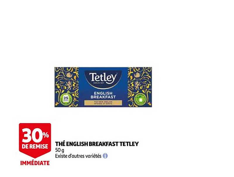 thé english breakfast tetley