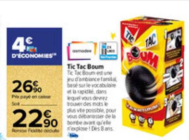 tic tac boum asmodée