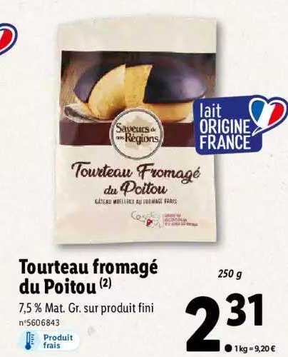 Tourteau Fromagé Du Poitou