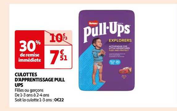 culottes d'apprentissage pull ups