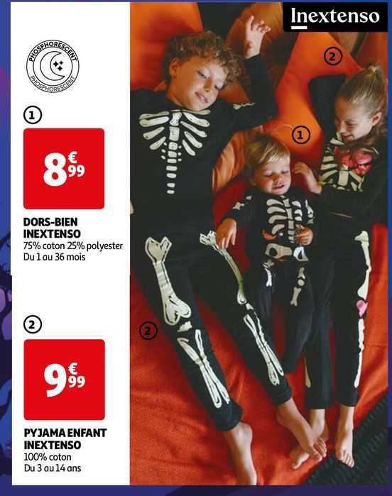 dors-bien inextenso, pyjama enfant inextenso