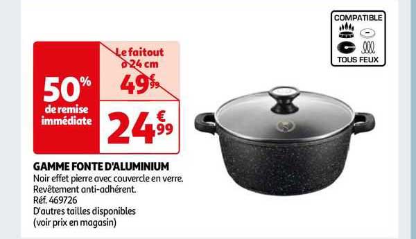 gamme fonte d'aluminium