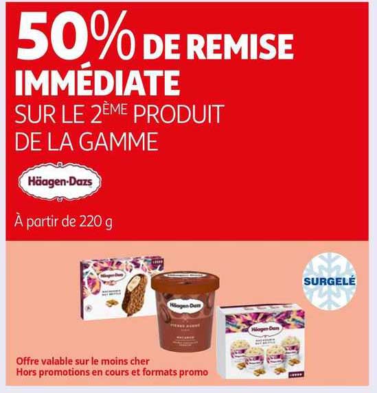 la gamme häagen-dazs