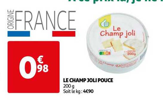 le champ joli pouce