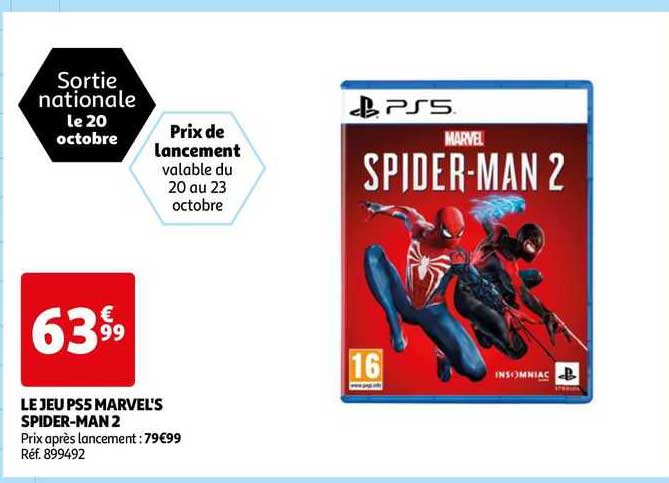 le jeu ps5 marvel's spider-man2