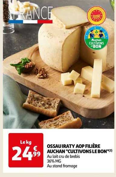 ossau iraty aop filière auchan "cultivons le bon"