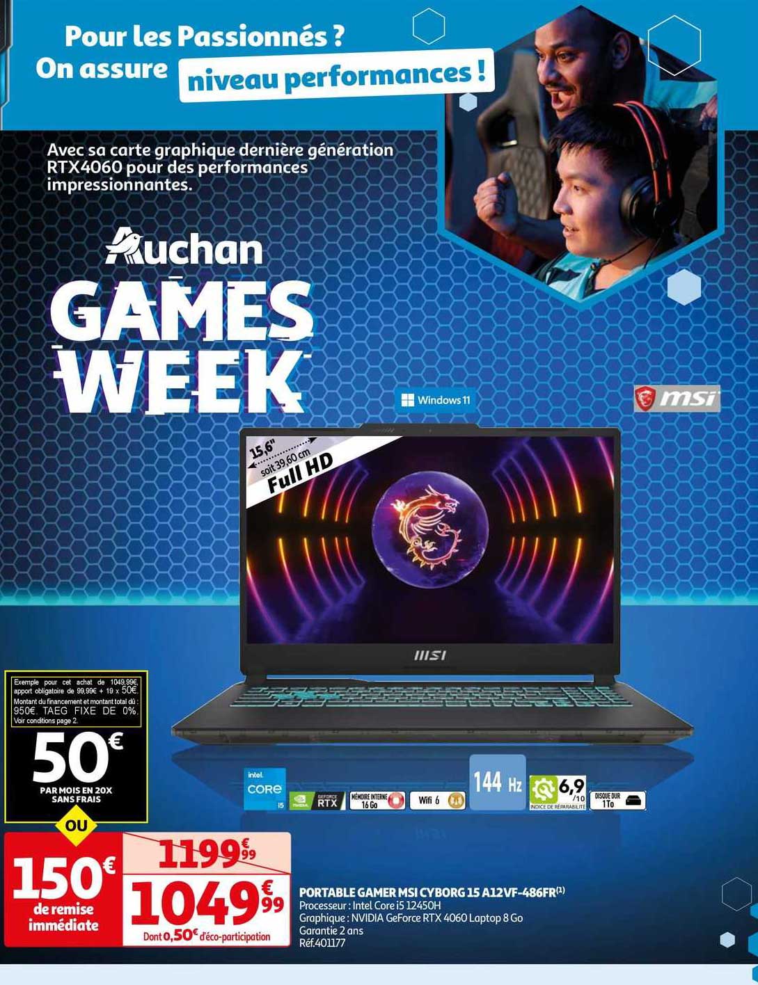 portable gamer msi cyborg 15a12vt-486fr