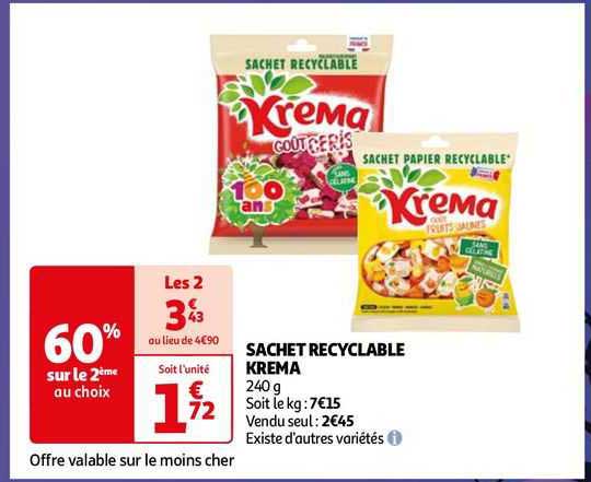 Sachet Recyclable Krema