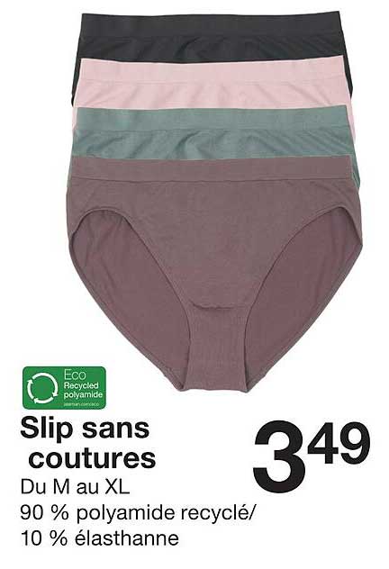 slip sans coutures