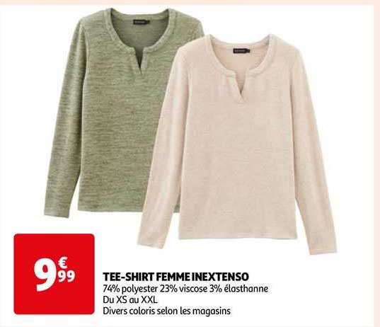 tee-shirt femme inextenso