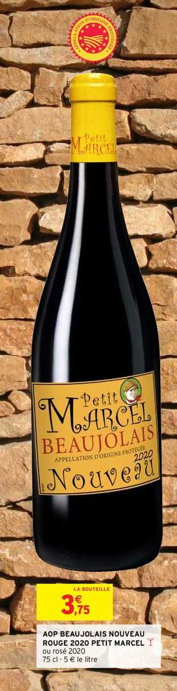 aop beaujolais nouveau rouge 2020 petit marcel
