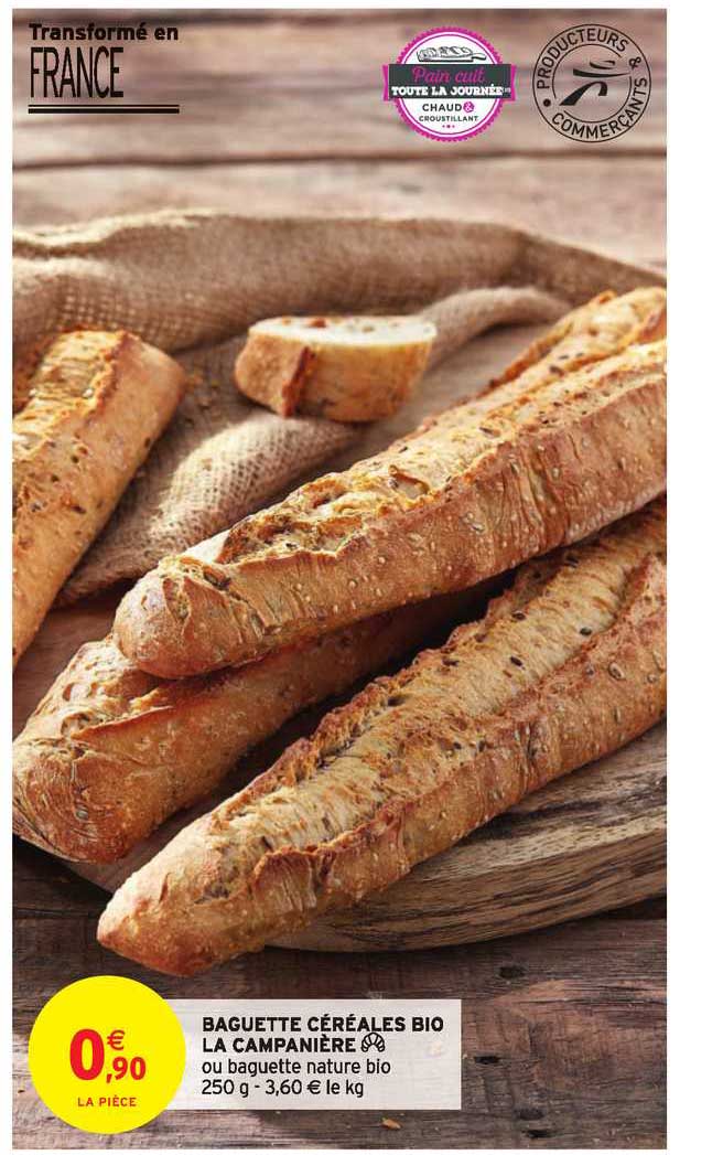 baguette céréales bio la campanière