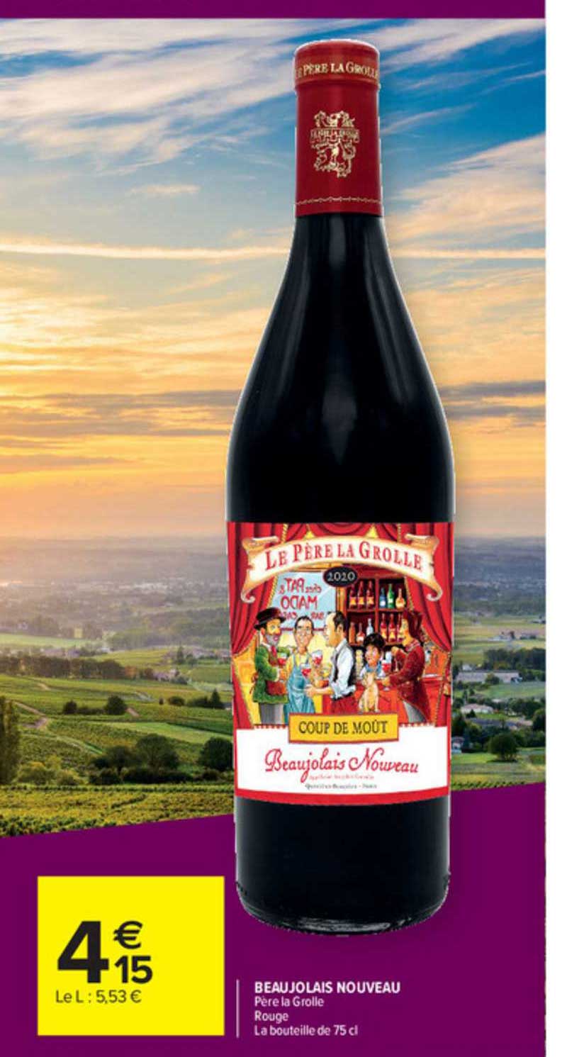 beaujolais nouveau père la grolle