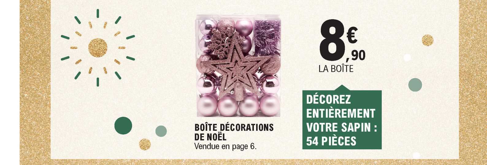 Boîte Décorations De Noël