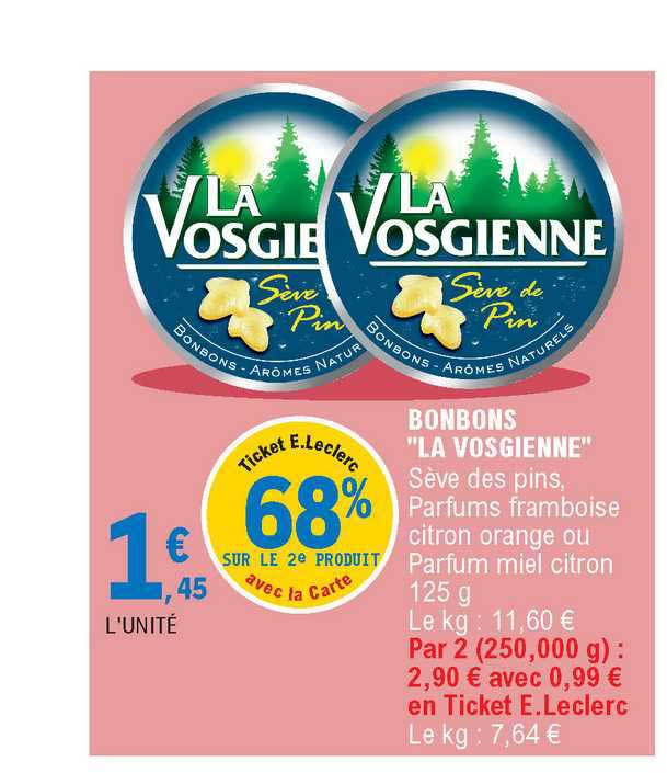 bonbons la vosgienne