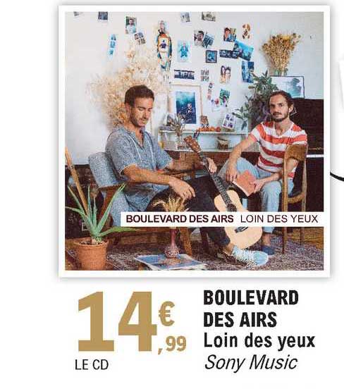 boulevard des airs loin des yeux sony music