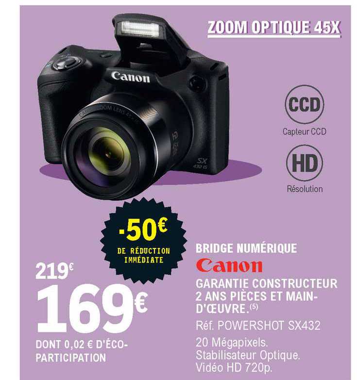 Bridge Numérique Canon