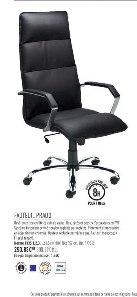 fauteuil prado
