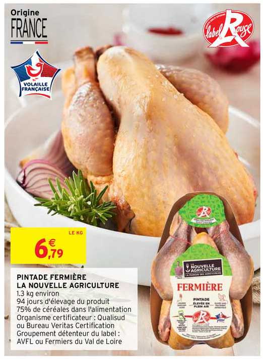 pintade fermière la nouvelle agriculture
