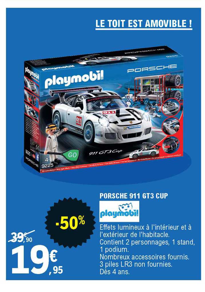 porsche 911 gt3 cup playmobil
