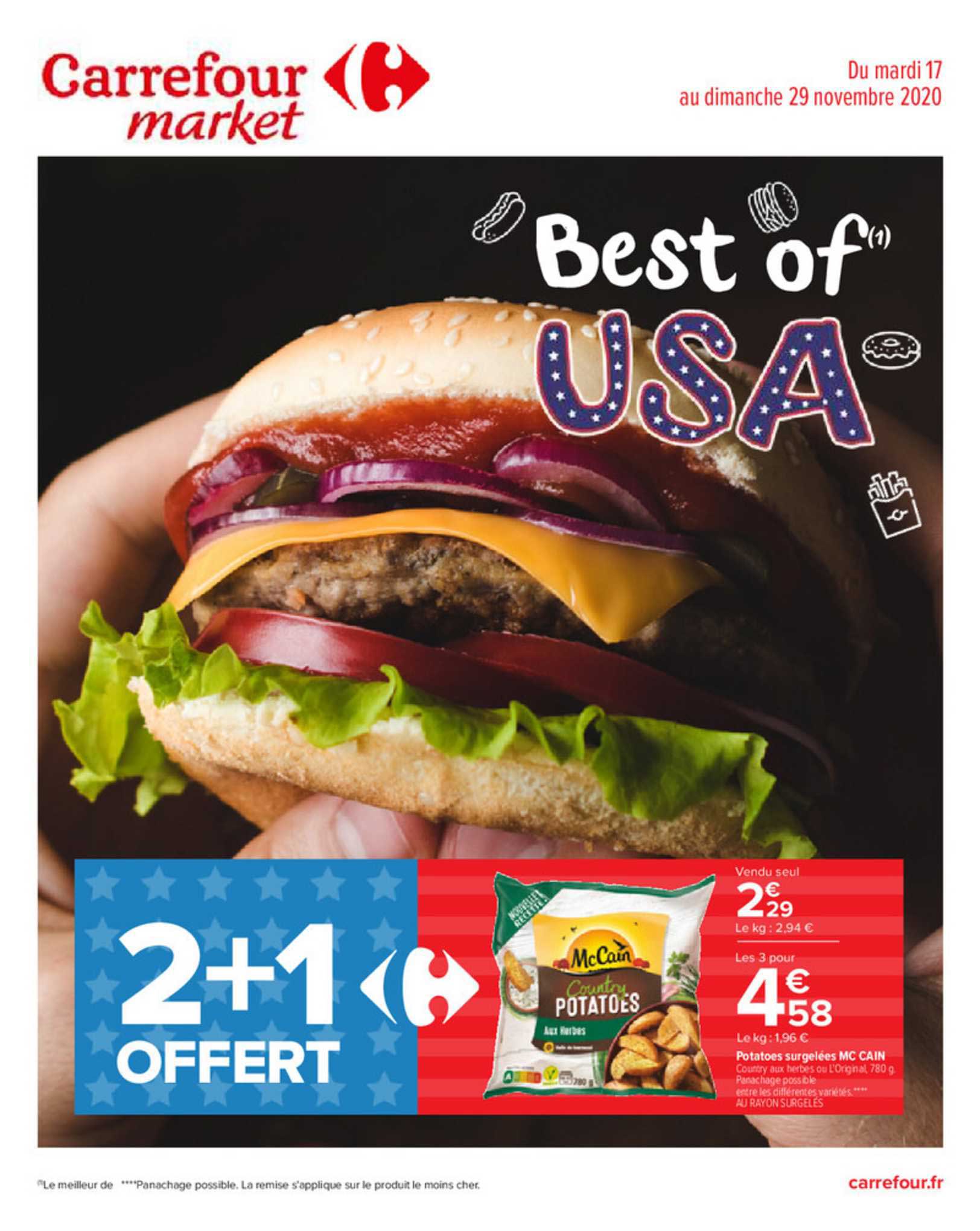 potatoes surgelées mc cain 2+1 offert