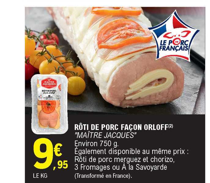 rôti de porc façon orloff maître jacques