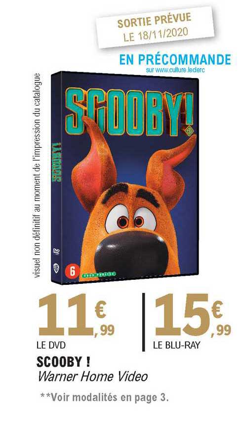 scooby ! warner home video