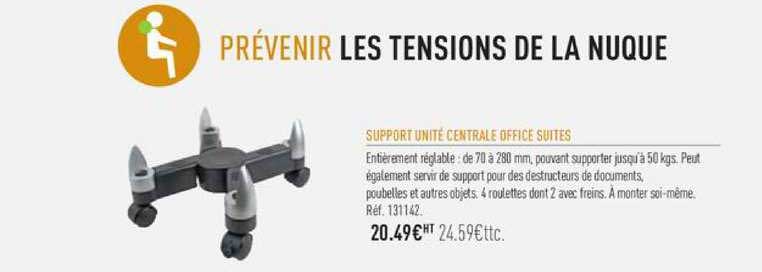 support unité centrale office suites