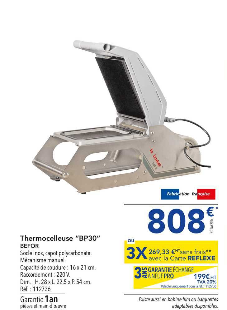 Thermocelleuse Bp30 Befor