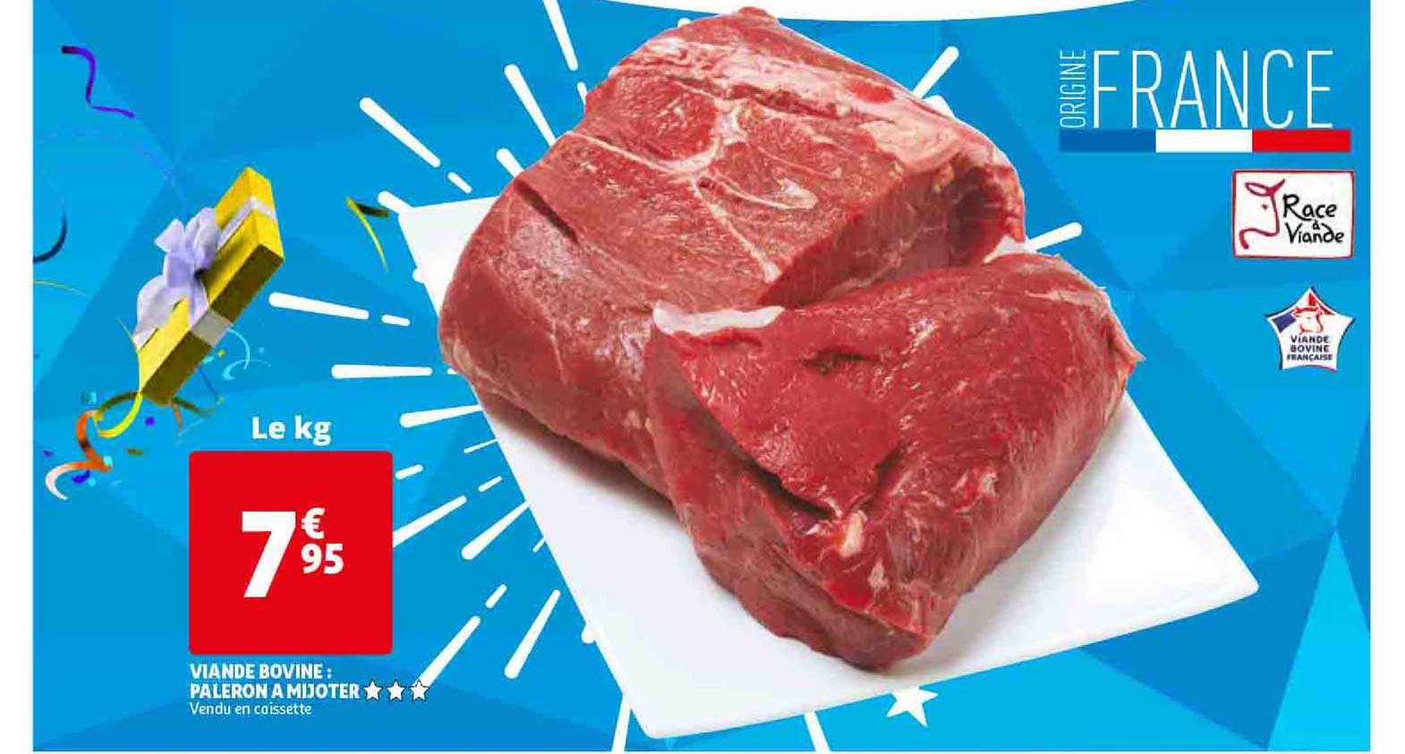 Viande Bovine Paleron à Mijoter