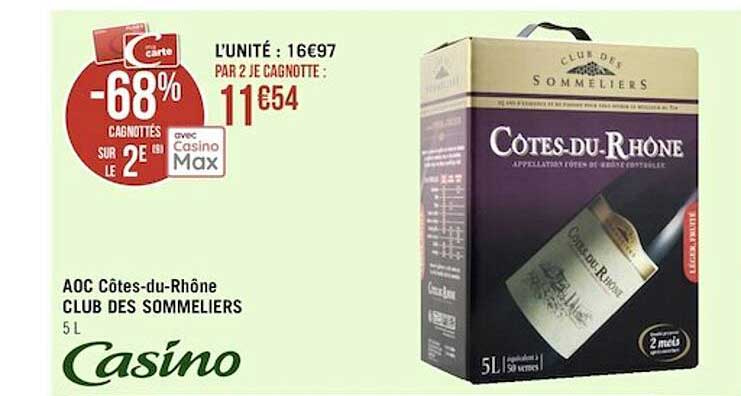 aoc côtes-du-rhône club des sommeliers