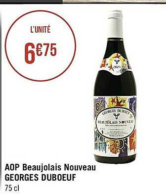 aop beaujolais nouveau georges duboeuf