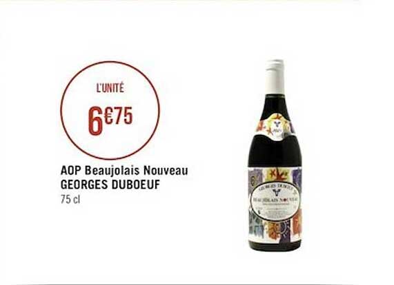 aop beaujolais nouveau georges duboeuf