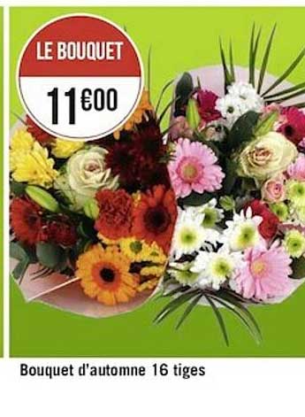 bouquet d'automne 16 tiges