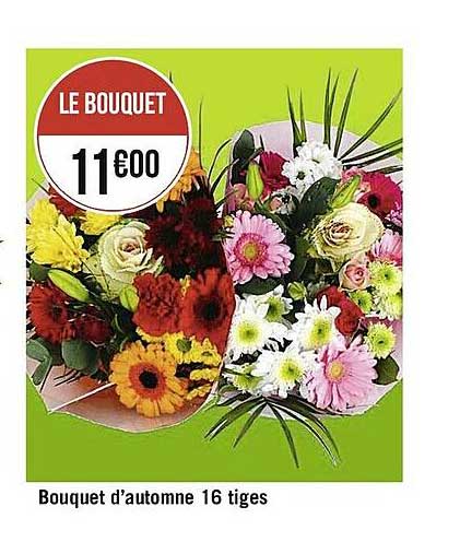 bouquet d'automne 16 tiges