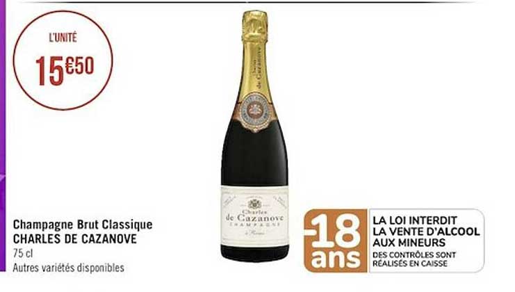 Champagne Brut Classique Charles De Cazanove