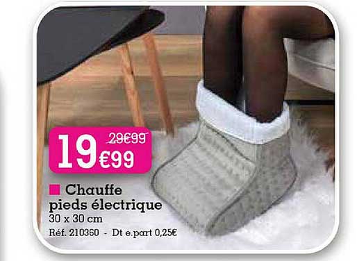 chauffe pieds électrique