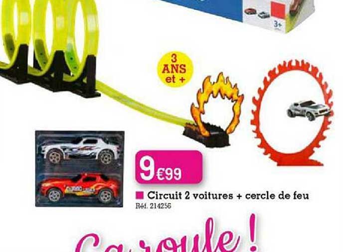 circuit 2 voitures + cercle de feu