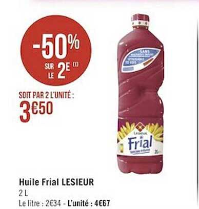 huile frial lesieur