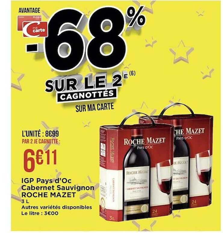 igp pays d'oc cabernet sauvignon roche mazet