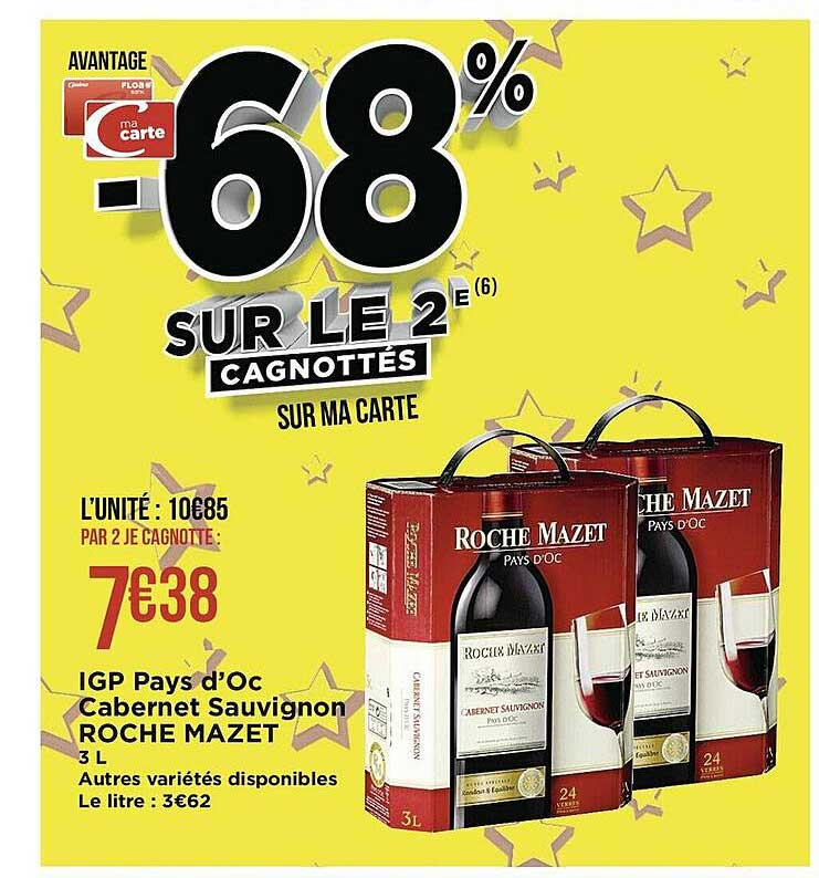 igp pays d'oc cabernet sauvignon roche mazet