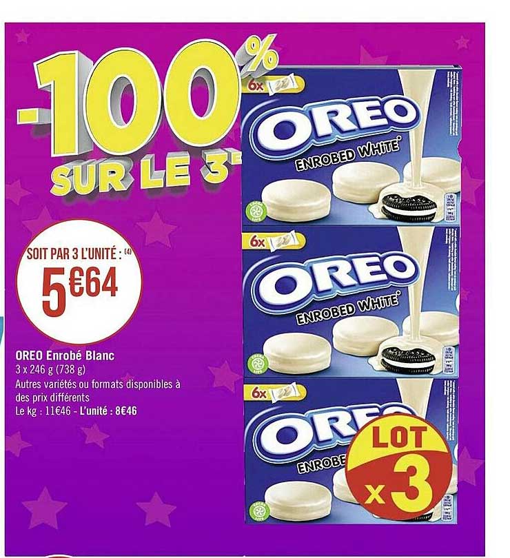 oreo enrobé blanc