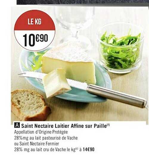 saint nectaire laitier affine sur paille