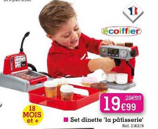 set dinette "la pâtisserie" écoiffier