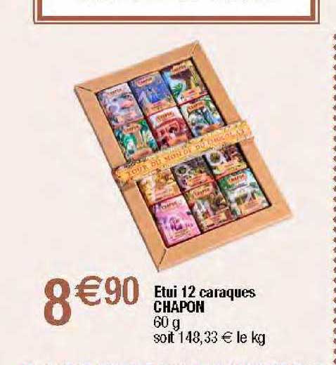 étui 12 caraques chapon