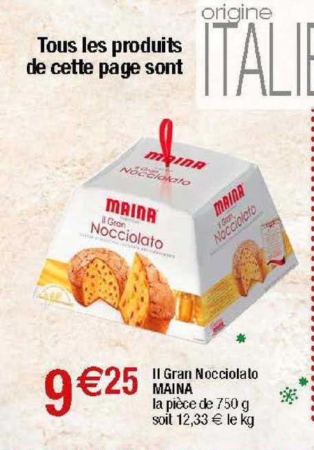 II gran nocciolato maina