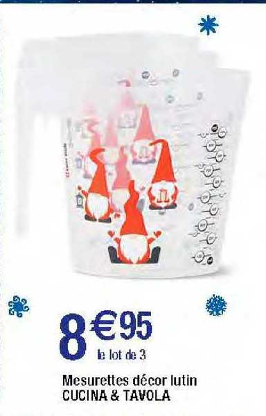 mesurettes décor lutin cucina & tavola